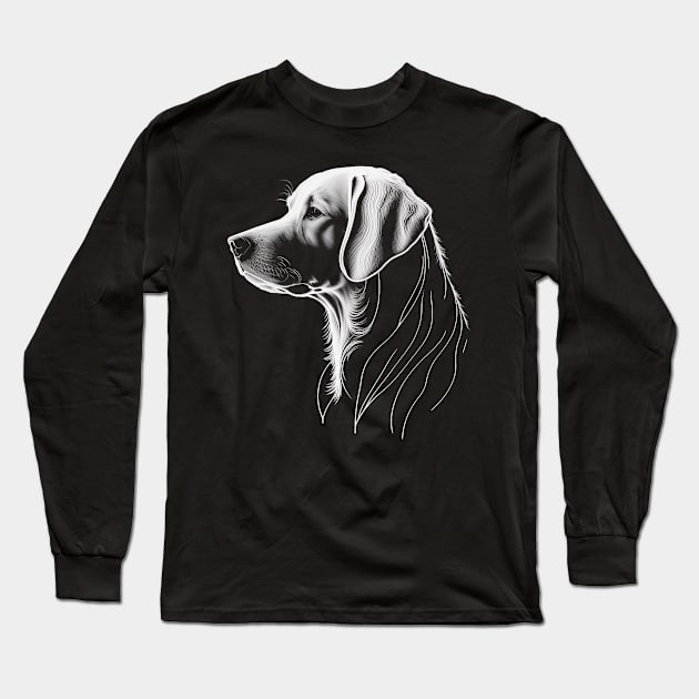 Labrador Long Sleeve T-Shirt by NeonOverdrive